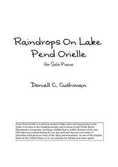 Raindrops on Lake Pend Orielle